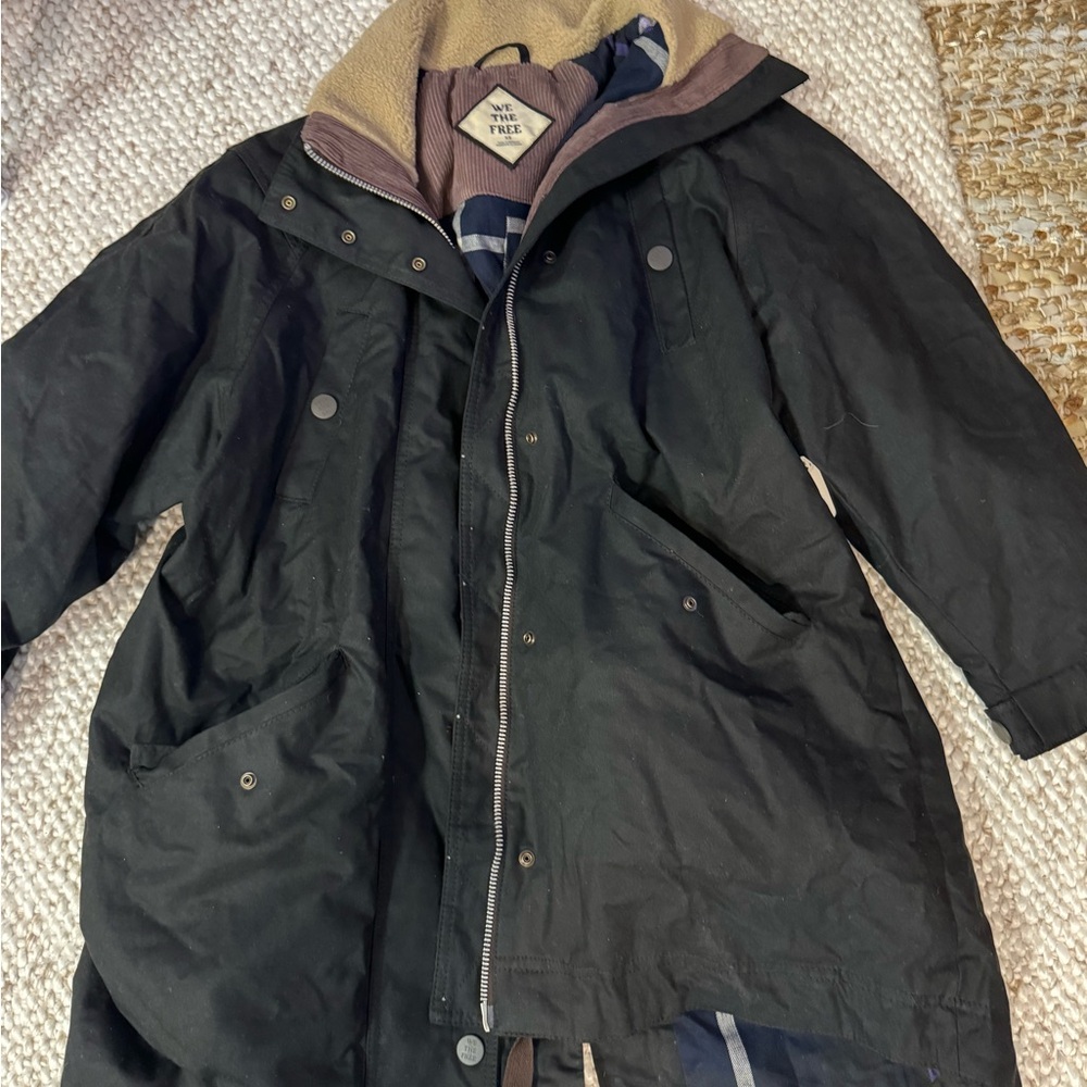 NWT free people We the free  juri waxed parka jacket